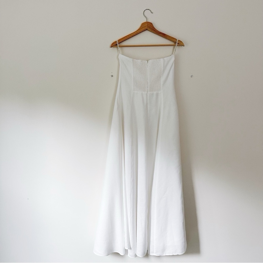NEW Favorite Daughter The Favorite Linen Dress White - Picture 13 of 15